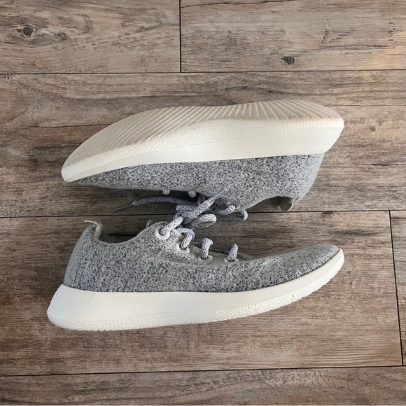 Allbirds Women's Wool Runners (Dapple Gray/Cream Sole) Size W7 - Picture 6 of 7